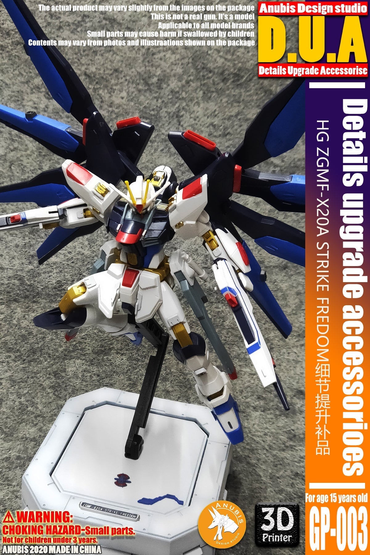 Anubis GP003 Detail Upgrade Parts For HG Strike Free