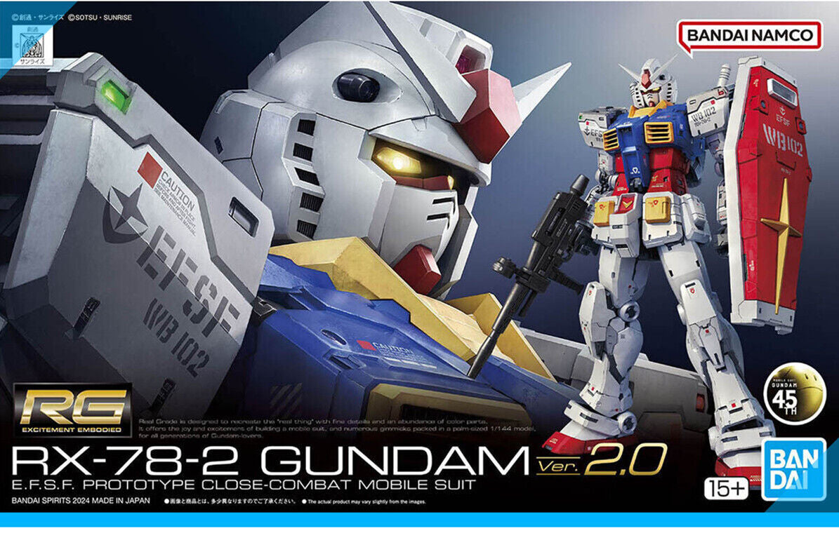 CB Bandai RG UC RX-78-2 Gundam Ver.2.0 Model Replacement Parts
