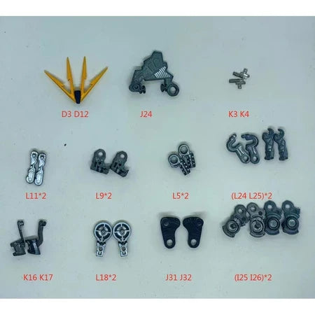 MG 1/100 NARRATIVE J24 J31 J32 Crotch metal modified replace part for Bandai Gunpla