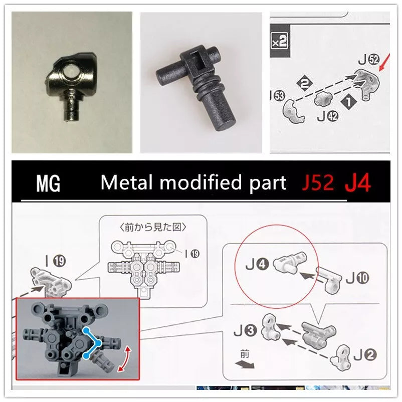 CA MG Freedom 2.0 Justice Providence J52 J4 J8 J53 metal Replacement spare parts