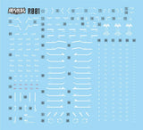 包邮达人MASTER RG 艾比安白色条纹 EYPON 1/144 精密水贴R001 グッズ