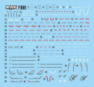 包邮达人MASTER FM 风灵 1/100 AERIAL F001 高强度精密水贴F001 グッズ