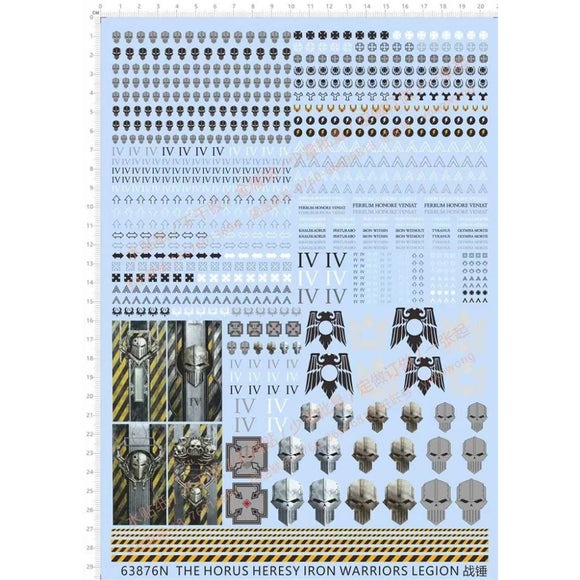 Calily Water Slide Decal The Horus Heresy Iron Warriors Legion