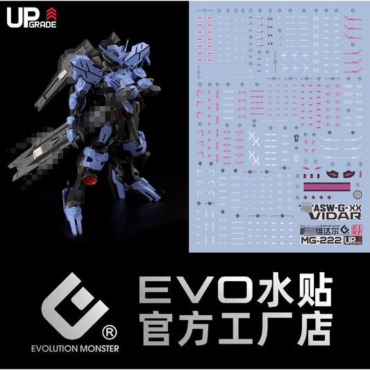 EVO 1/100 MG VIDAR IBO Decal water slide decal (not include kits)