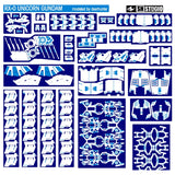 SH STUDIO Metal Etching Etched Upgrade Parts for Designer Special ver. MG 1/100 UNICORN