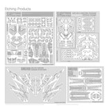 SH STUDIO Metal Etching Etched Upgrade Parts for MG 1/100 Unicorn Pefectibility