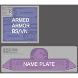SH STUDIO Metal Etching Etched Upgrade Parts for MG 1/100 02 BANSHEE
