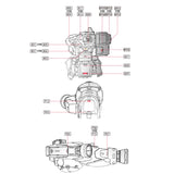 1010 Water Slide Decal for Solomon Physalis RX-78 GP02A with MLRS Equipment decal (Not include model or kits) 1010GM013