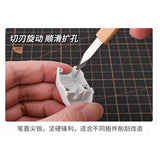 MOSHI MS097 Double headed Scraper Hole Expanding / polish gate Model Making Tools (Kits not included)
