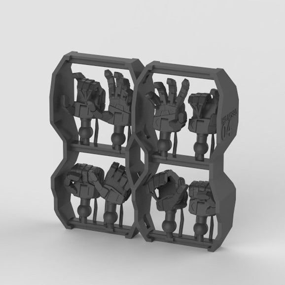SDJJ Plasticist Studio Hands for HG 1/144 Red GQuuuuuuX series 3D printing parts not include the body SDJJ062