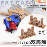 NewC Fat Cat 1/100 RGU RX-78-2 2.0 3D Printing Upgrade Shoulder Parts (Kits not included)