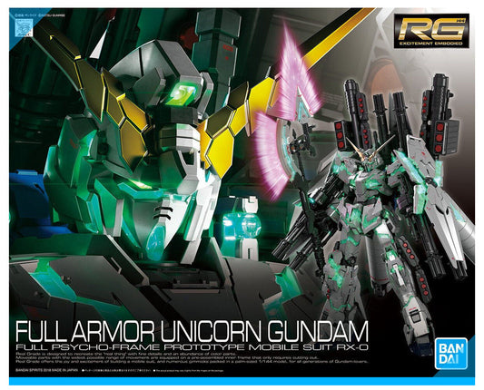 CB Bandai RG RX-0 Full Armor Unicorn Gundam Modle UC Replacement Parts