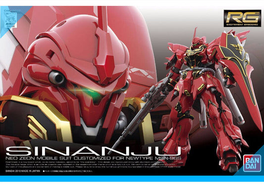 CB Bandai RG Gundam UC MSN-06S Sinanju Gundam Replacement Parts
