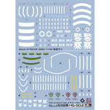 20250721 EVO Water Slide Decal for HG 1/144 GQuuuuuuX series Mass-produced Char's Police  Zaku (Kits not included) EVOHG043