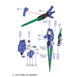 1010 Water Slide Decal for MB 00Q 00 qant Fullsaber Full Sab er 8822 Stand decal (Not include model or kits) 1010MG048 1010MG049