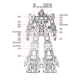1010 Water Slide Decal for Solomon Physalis RX-78 GP02A with MLRS Equipment decal (Not include model or kits) 1010GM013