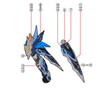 1010 Water Slide Decal Zhaoyun Motor Nuclear MNP-XH05 Zhao Yun (Not include model or kits) 1010GM010