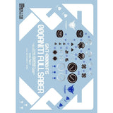1010 Water Slide Decal for MB 00Q 00 qant Fullsaber Full Sab er 8822 Stand decal (Not include model or kits) 1010MG048 1010MG049