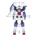 1010 Water Slide Decal for 1/100 MG 00Q 00 QANT Full Sab er Fullsaber ( MB STYLE ) (Not include model or kits) 1010MG047