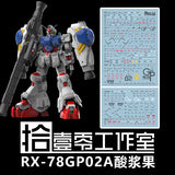 1010 GP02 MG Solomon Physalis GP02A Water Slide Decal Fluo Type 1010GM013
