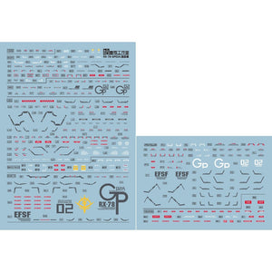 1010 GP02 MG Solomon Physalis GP02A Water Slide Decal Fluo Type 1010GM013