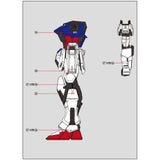 1010 Water Slide Decal MG 1/100 MB GAT-X105 Strike Swor d Launcher Series 1010MG022