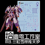 1010 Water Slide Decal MG AVALANCHE EXIA MB TYPE Water Slide Decal 1010MG004 1010MG005