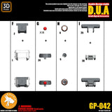 ANUBIS 3D print detail upgrade parts parts for HG MS-06R-1A Black TRI-STARS ZAKU 2 GP042 from kits