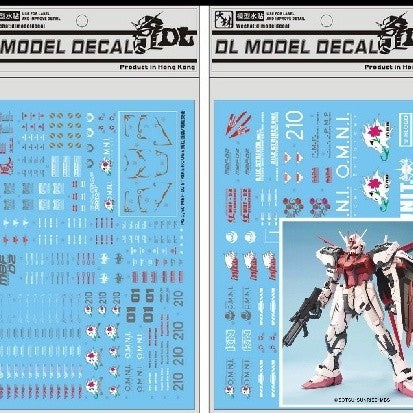 DL DALIN Water slide decal PG Strike Rouge