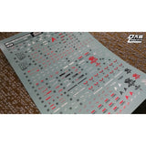 DL DALIN Water slide decal MG RX-93V KA.NU NEW Color Coating