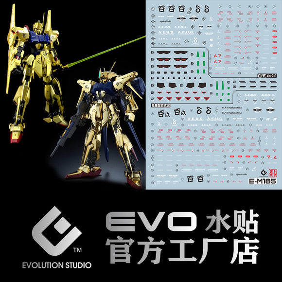 20250721 EVO MG Hayaku Shiki Fluo Water Slide Decal EVOMG042