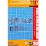 ANUBIS 3d PRINT DETAIL upgrade parts TX007 GeneralHG ORIGIN