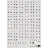 YAN FLAME lSH 1/12 FAG Face Eye Water Slide Decal (YANMD003) 20250721