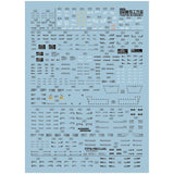 1010 Water Slide Decal PG 1/60 Unicorn RX-0 1010PG007-1 1010PG008