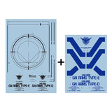 1010 Water Slide Decal MB GNR-001E/D GN Arms Type E / D Stand 1010MG035 1010MG036
