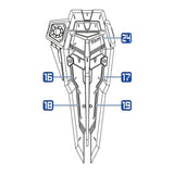 Transamsphere TRS MG 1/100 Freedom 2.0 Water Slide Decal TRSMG010