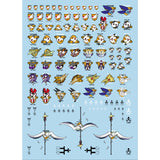 Transamsphere TRS AOZ The Flag of Titans General Use Sign Water Slide Decal TRSTYTU006A TRSTYTU006B TRSTYTU006C