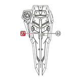 Transamsphere TRS MG 1/100 Justice Water Slide Decal TRSMG009