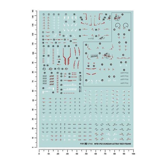 20250722 Artisan's Club RG 1/144 Astray Red Frame Water Slide Decal