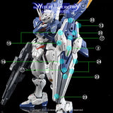 YAN FLAME Water Slide Decal GHOST HG 1/144 TWFM AERIAL REBUILD Fluo (YANHG001) 20250721