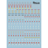 1010 Water Slide Decal MG 1/100 Warning Sign Logo 1010TY001 1010TY002 1010TY003 1010TY004 1010TY005 1010TY006 1010TY007