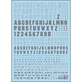 Transamsphere TRS KA Gneral Use Letter / Number / Sign Detail Water Slide Decal TRSTYKA01G TRSTYKA01W  TRSTYKA02W  TRSTYKA02G  TRSTYKA03 TRSTYKA03SG  TRSTYKA04W  TRSTYKA04G