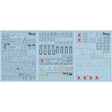 1010 Water Slide Decal PG 1/60 Unicorn RX-0 1010PG007-1 1010PG008