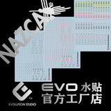 20250721 EVO SYSTEM MARKING NACZA water slide decal EVO100