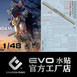20250721 EVO MEGAF00 MEGA SIZE RX78F00 1/48 fluo water slide decal EVOMEGA001
