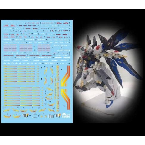 AMAX Water Slide Decal 1/100 MB Soul Blue ver Strike Freedom Fluo Gold Coaitng AMAXMB008