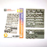 ANUBIS 3D print detail upgrade parts parts for HG MS-06R-1A Black TRI-STARS ZAKU 2 GP042 from kits