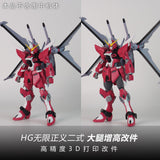 Plasticist Studio HG 1/144 Infinite justice type 2 leg height increase 3D printing parts not include the body (SDJJ016)