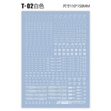 20250721 EVO Monster 1/100 T01 T02 general use water slide decal EVO100
