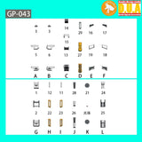 ANUBIS 3d PRINT DETAIL upgrade parts GP043 3D Print AddonMG Ginn NO KITS